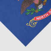 Vlag van North Dakota Tissuepapier (Detail)