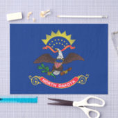 Vlag van North Dakota Tissuepapier (Craft)