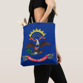 Vlag van North Dakota Tote Bag (Dichtbij)