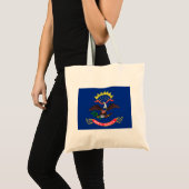 Vlag van North Dakota Tote Bag (Voorkant (product))