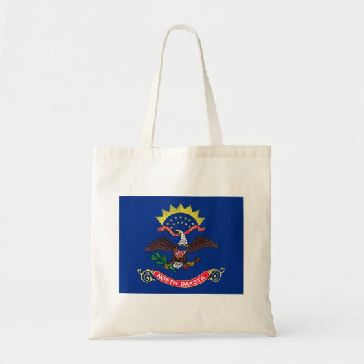Vlag van North Dakota Tote Bag (Voorkant)