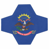 Vlag van North Dakota Voetbal (Enkel)
