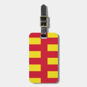 Vlag van Northumberland Bagagelabel (Voorkant verticaal)