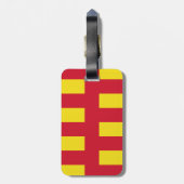 Vlag van Northumberland Bagagelabel (Achterkant verticaal)