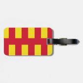 Vlag van Northumberland Bagagelabel (Achterkant horizontaal)