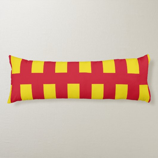 Vlag van Northumberland Body Pillow Lichaamskussen (Voorkant)