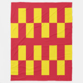Vlag van Northumberland Fleece Deken (Voorkant)