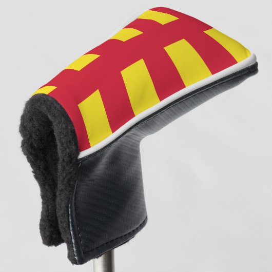 Vlag van Northumberland Golf Head Hoesje Golfheadcover (3/4 voorkant)