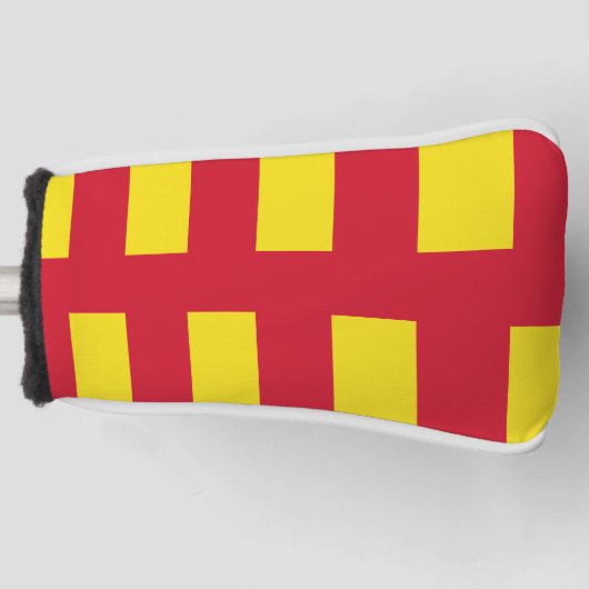 Vlag van Northumberland Golf Head Hoesje Golfheadcover (Voorkant)