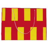Vlag van Northumberland Groot Cadeauzakje (Achterkant)