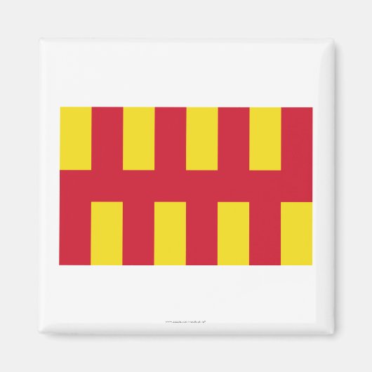 Vlag van Northumberland Magneet (Voorkant)