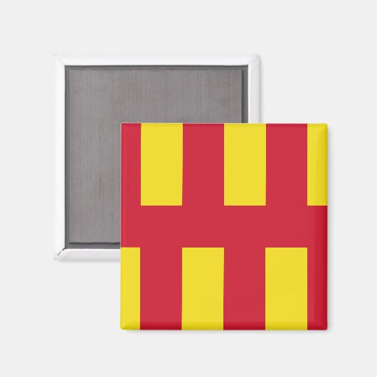 Vlag van Northumberland Magnet (Voorkant / Achterkant)