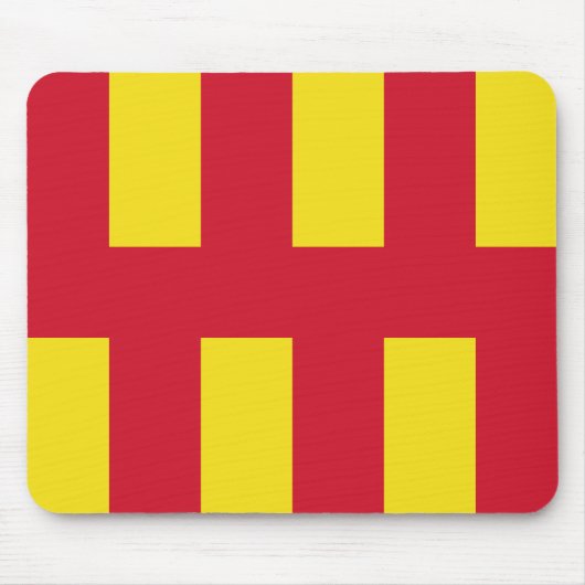 Vlag van Northumberland Muismat (Voorkant)