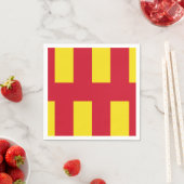 Vlag van Northumberland Paper Napkins Servet (Insitu)
