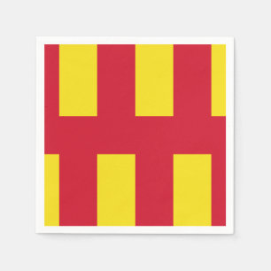 Vlag van Northumberland Paper Napkins Servet