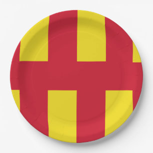 Vlag van Northumberland Papieren Borden Bordje