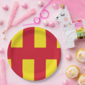 Vlag van Northumberland Papieren Borden Papieren Bordje (Feest)