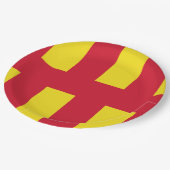 Vlag van Northumberland Papieren Borden Papieren Bordje (Gekanteld)