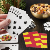Vlag van Northumberland Pokerkaarten (Insitu)