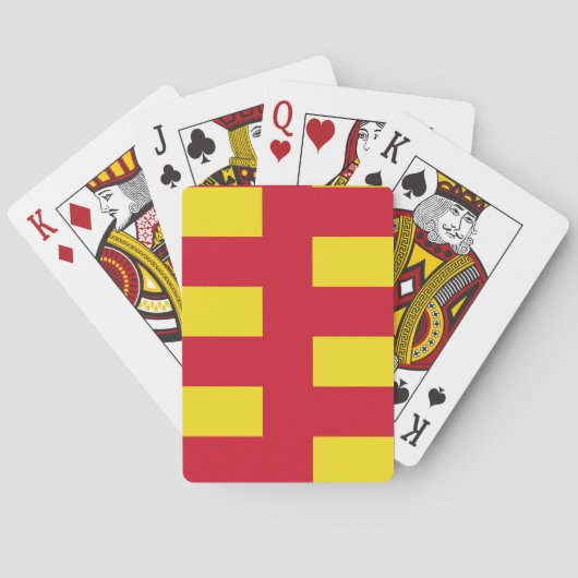 Vlag van Northumberland Pokerkaarten (Achterkant)