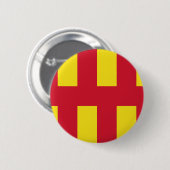 Vlag van Northumberland Ronde Button 5,7 Cm (Voorkant /achterkant)