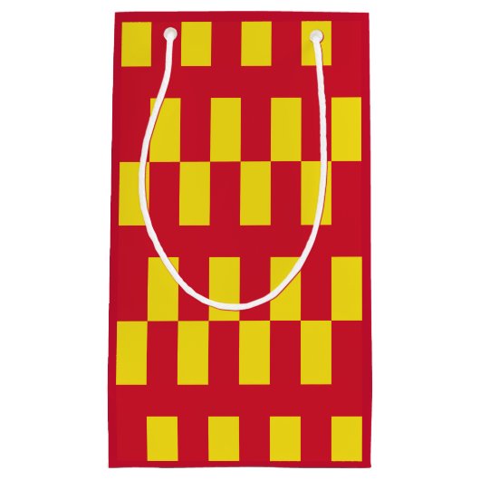 Vlag van Northumberland Small Gift Bag Klein Cadeauzakje (Voorkant)