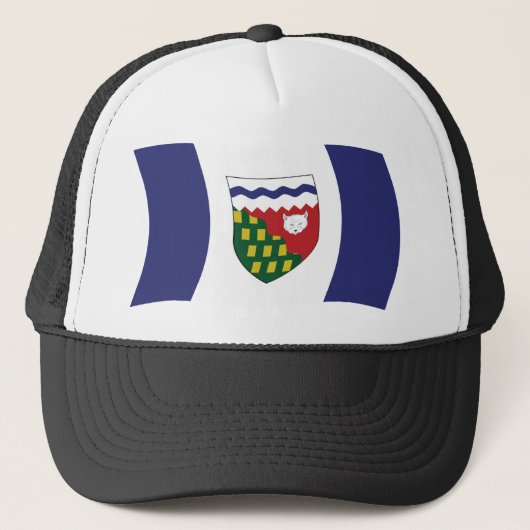 Vlag van Northwest Territories-muts Trucker Pet (Voorkant)
