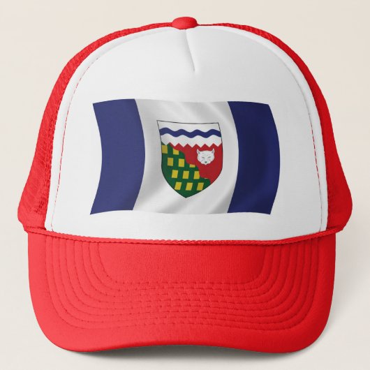 Vlag van Northwest Territories-muts Trucker Pet (Voorkant)