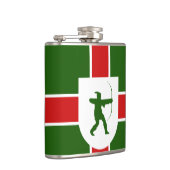 Vlag van Nottinghamshire Hip Flask Heupfles (Rechts)