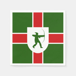 Vlag van Nottinghamshire Servetten