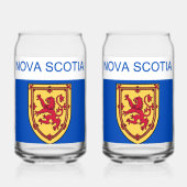 Vlag van Nova Scotia Blikvorm Glas (Achterkant)