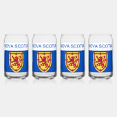 Vlag van Nova Scotia Blikvorm Glas (Achterkant)