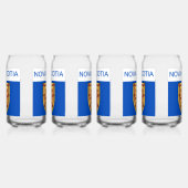 Vlag van Nova Scotia Blikvorm Glas (Rechts)