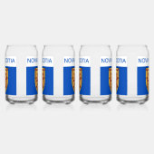 Vlag van Nova Scotia Blikvorm Glas (Links)