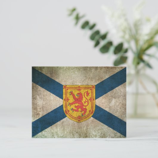  vlag van Nova Scotia Briefkaart (Staand voorkant)