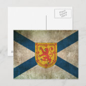  vlag van Nova Scotia Briefkaart (Voorkant / Achterkant)