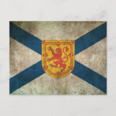  vlag van Nova Scotia Briefkaart (Voorkant)