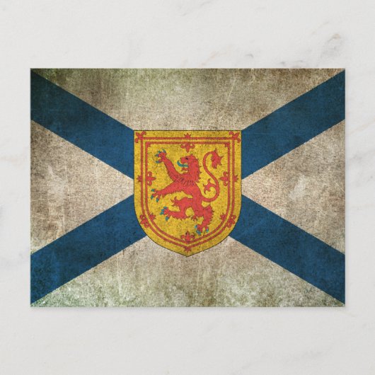  vlag van Nova Scotia Briefkaart (Voorkant)
