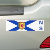 Vlag van Nova Scotia, Canada Bumpersticker (Op auto)