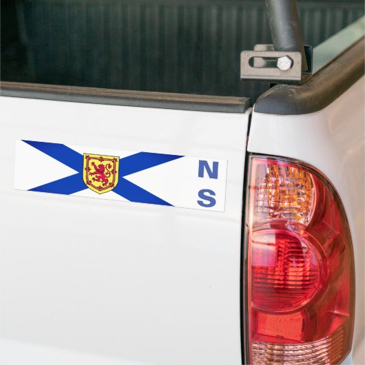 Vlag van Nova Scotia, Canada Bumpersticker (Op Truck)