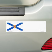 Vlag van Nova Scotia, Canada Bumpersticker (Op auto)
