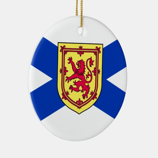 Vlag van Nova Scotia, Canada Keramisch Ornament (Rechts)