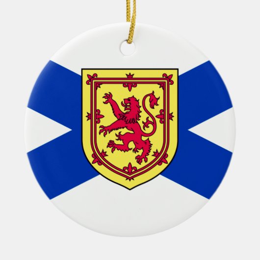Vlag van Nova Scotia, Canada Keramisch Ornament (Voorkant)