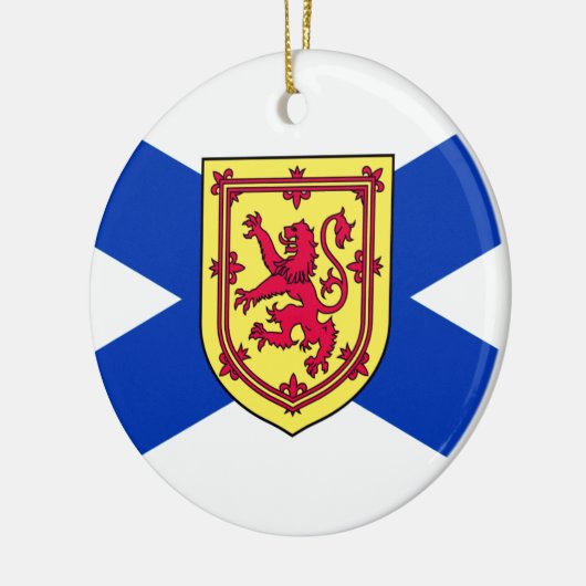 Vlag van Nova Scotia, Canada Keramisch Ornament (Links)