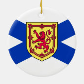Vlag van Nova Scotia, Canada Keramisch Ornament (Achterkant)