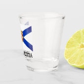 Vlag van Nova Scotia, Canada Shot Glas (Rechts)