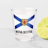Vlag van Nova Scotia, Canada Shot Glas (Voorkant)
