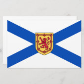 Vlag van Nova Scotia (Canadese provincie) Briefpapier (Voorkant / Achterkant)