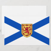 Vlag van Nova Scotia (Canadese provincie) Briefpapier (Voorkant / Achterkant)