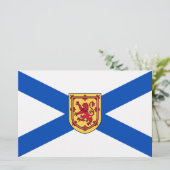Vlag van Nova Scotia (Canadese provincie) Briefpapier (Staand voorkant)